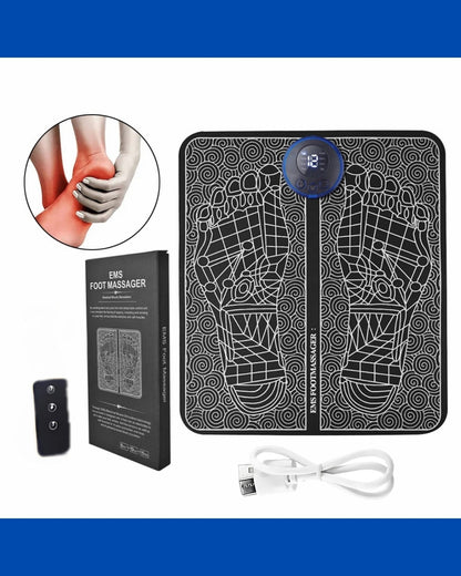 Combo de Masajeador de Pies + Mini Masajeador Muscular – Alivio total en casa | Recargables y portátiles