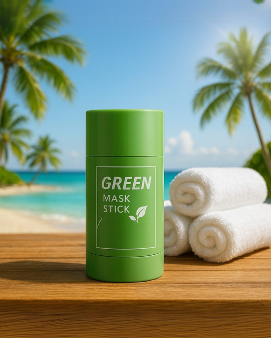 Mascarilla Facial en Barra de Té Verde – Piel Limpia y Fresca en Segundos