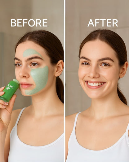 Mascarilla Facial en Barra de Té Verde – Piel Limpia y Fresca en Segundos