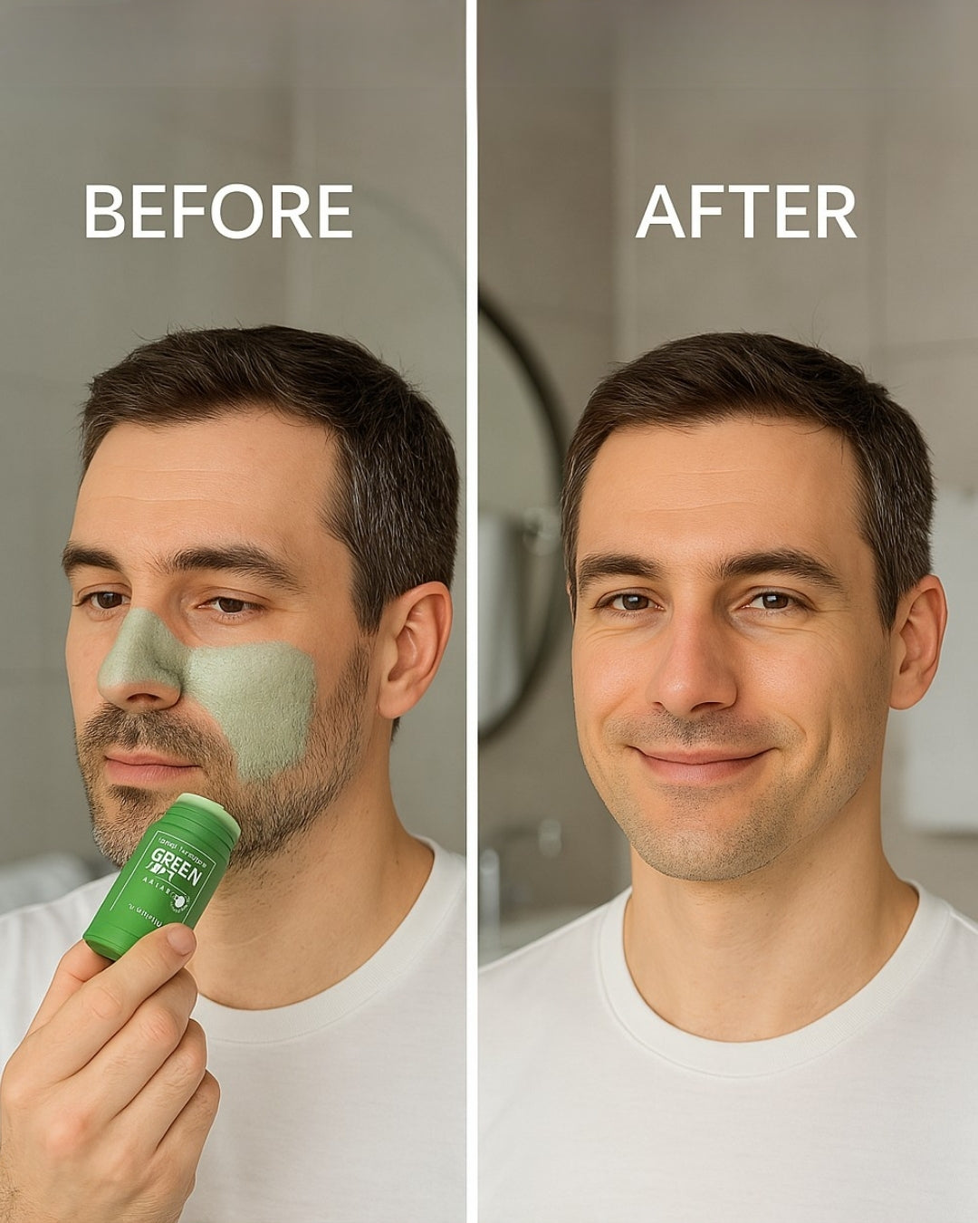 Mascarilla Facial en Barra de Té Verde – Piel Limpia y Fresca en Segundos