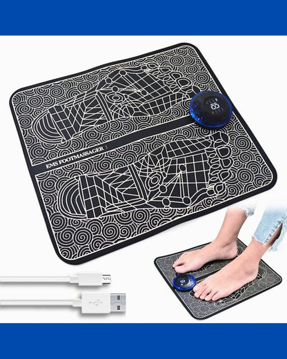 Combo de Masajeador de Pies + Mini Masajeador Muscular – Alivio total en casa | Recargables y portátiles